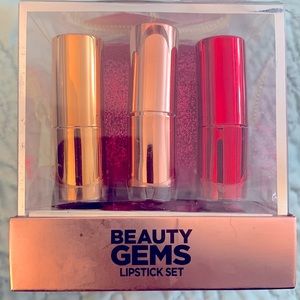 Beauty Gems Lipstick Set & Lipgloss Set